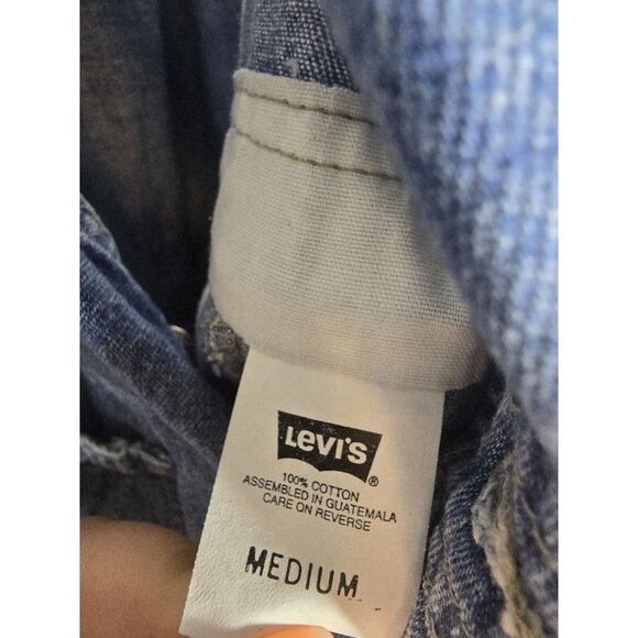Levi's Vintage '97 Women's Size Medium Carpenter Bib Overalls Cotton Denim - Picture 12 of 13